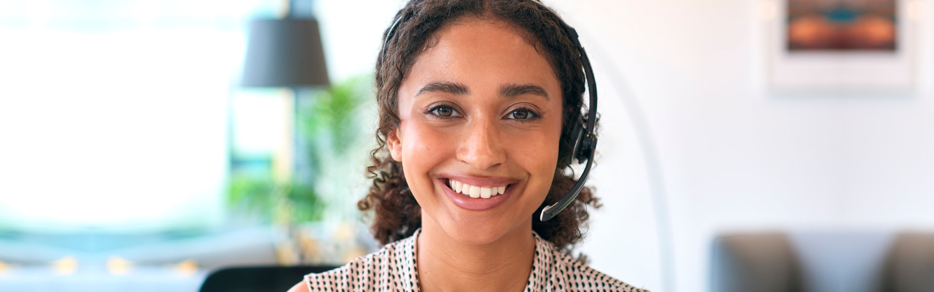 woman wearing headphones